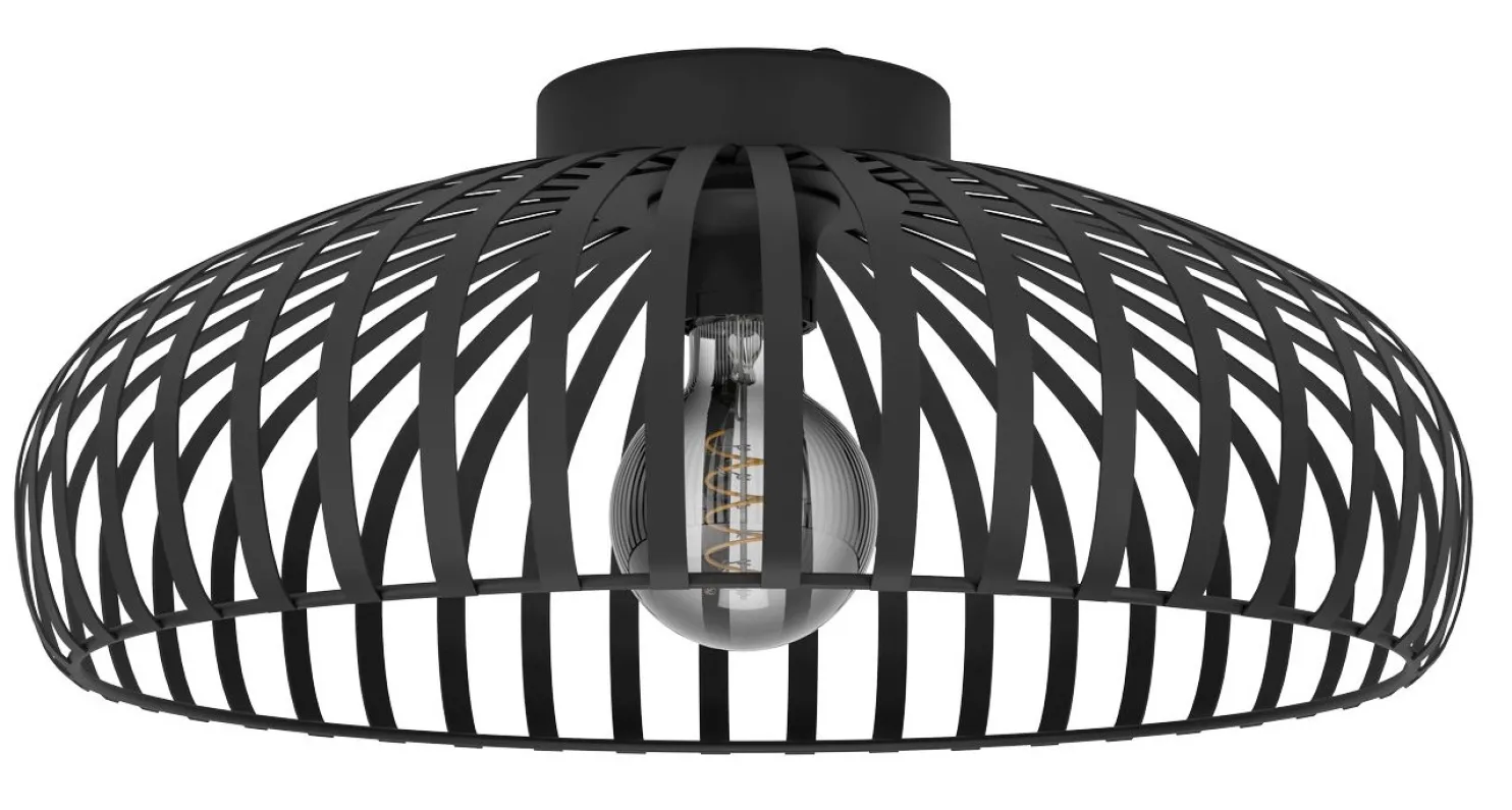 Kattovalaisin Eglo Mogano 3, Ø43cm, E27, 40W, IP20, musta