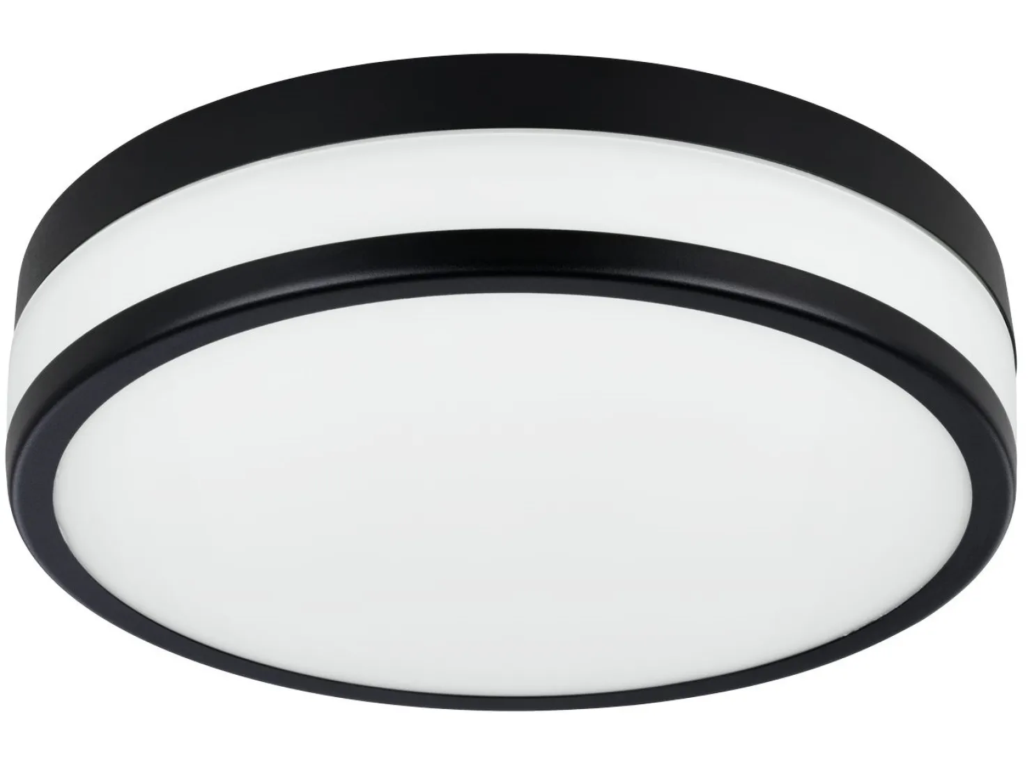Kattovalaisin Eglo Palermo, Ø30cm, 3xLED 5.7W, IP44, musta/valkoinen