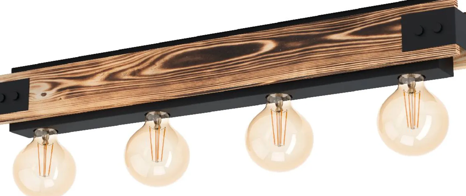 Kattovalaisin Eglo Vintage Layham 760x85mm puu