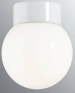 Kattovalaisin Ifö Electric Classic Glob Ø150mm opaalilasi valkoinen suora IP20