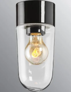 Kattovalaisin Ifö Electric Classic tallikuvulla musta kirkas kupu IP54