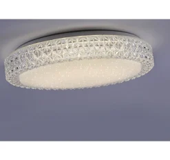 Kattovalaisin LeuchtenDirekt Frida LED 19 W IP20 Ø400 mm muovi valkoinen