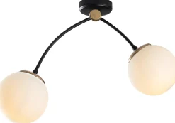 Kattovalaisin Linento Lighting Kromozom 2-osainen musta