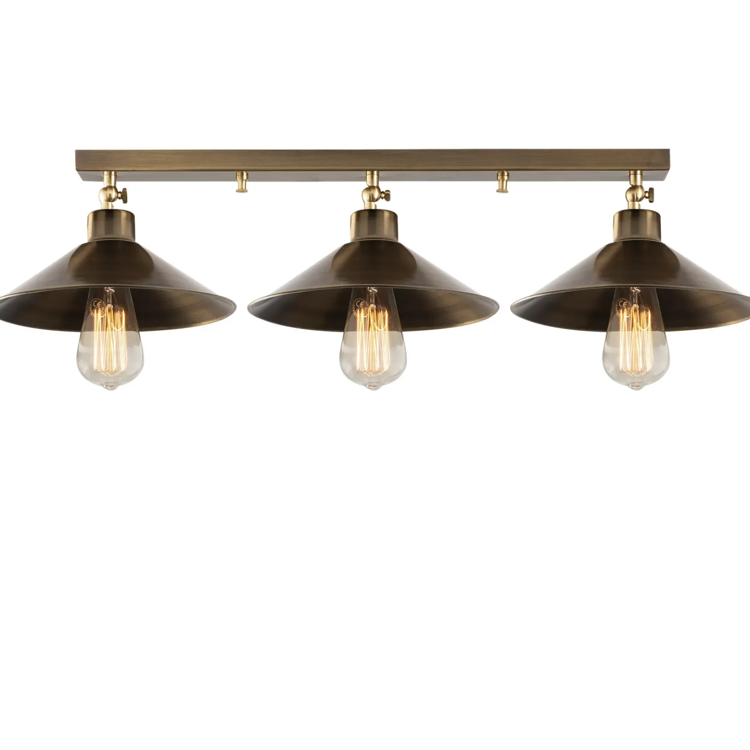 Kattovalaisin Linento Lighting Berceste, messinki, Ø24cm