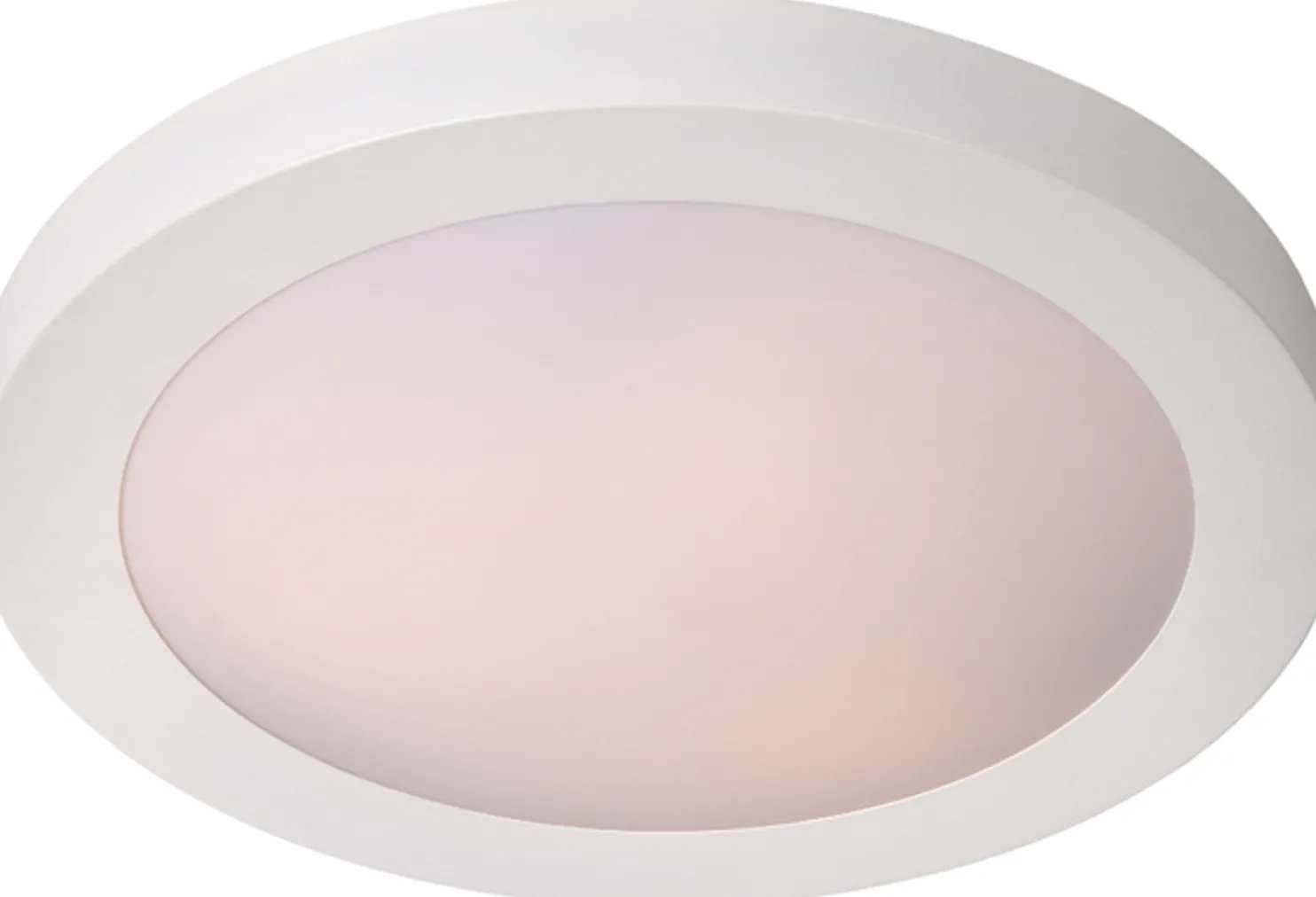Kattovalaisin Lucide Fresh Ø27 cm IP44 valkoinen