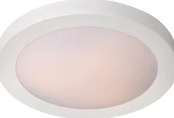 Kattovalaisin Lucide Fresh Ø35 cm IP44 valkoinen