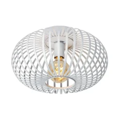 Kattovalaisin Lucide Manuela Ø40cm 60W himmennettävä valkoinen