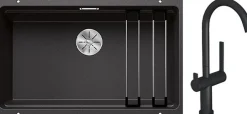 Keittiöallas Blanco Etagon 700-U ja Lapetek Round-A keittiöhana APK-liitäntä eri värejä