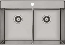 Keittiöallas Lavabo Kubus 742 Soft Slim, 740x440mm, ruostumaton teräs