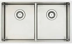 Keittiöallas Lavabo Kubus 840 Soft, 740x440mm, ruostumaton teräs