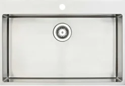 Keittiöallas Lavabo Kubus 720 Soft, 740x500mm, ruostumaton teräs