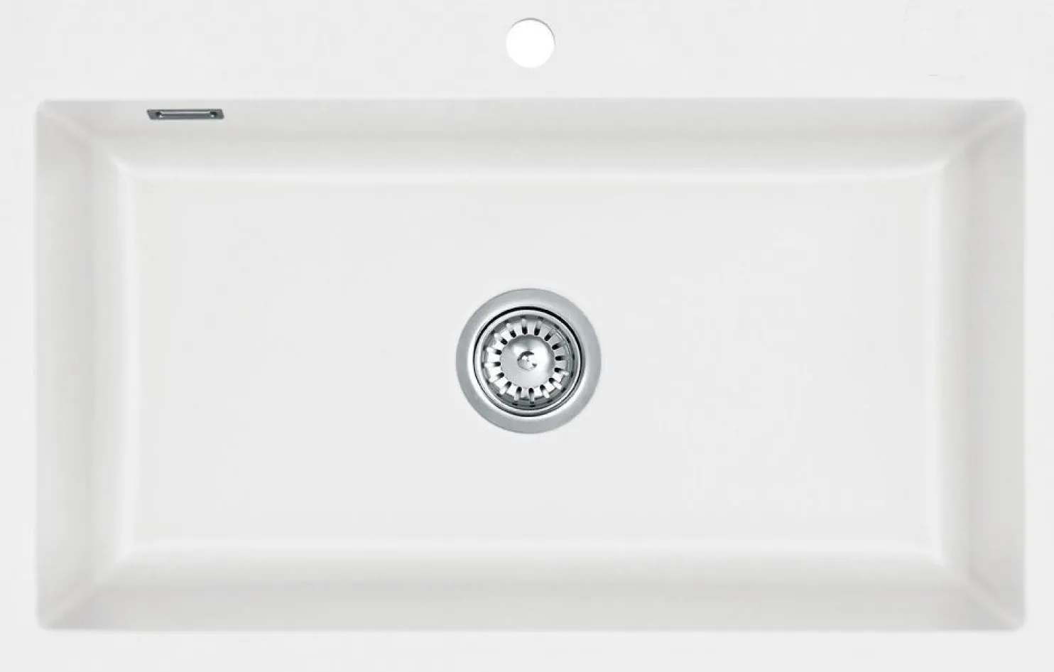 Keittiöallas Lavabo Mera 80, 800x510mm, keramiikka, mattavalkoinen, eri pohjaventtiilin värejä