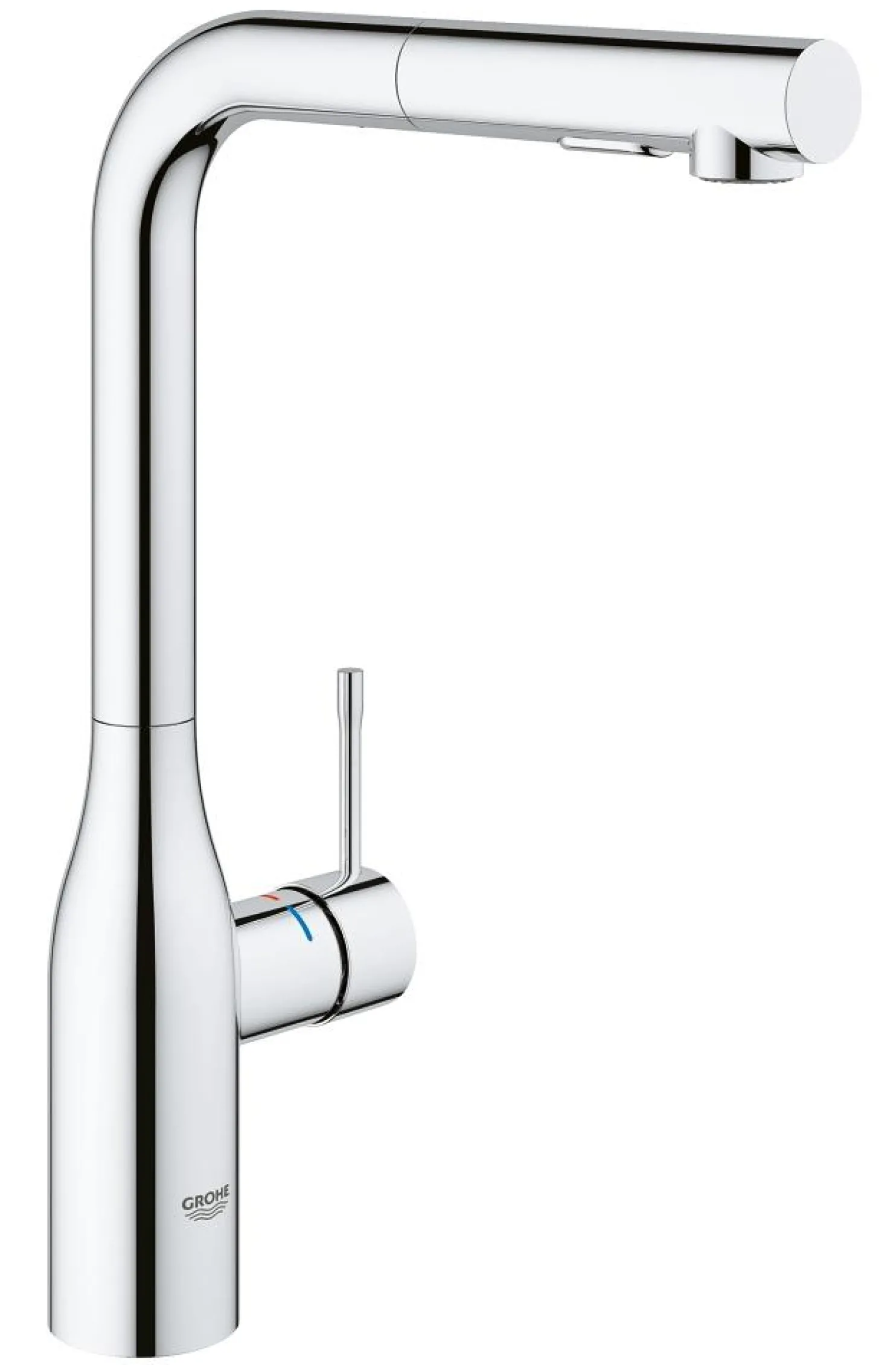 Keittiöhana Grohe Essence 30270000 ulosvedettävä suutin DN15 kromi