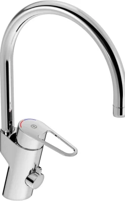 Keittiöhana Gustavsberg Nautic, korkea malli, lyijytön, APK-liitäntä, energialuokka B, kromi