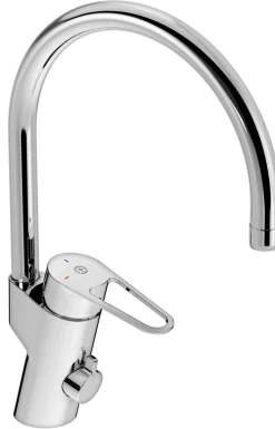 Keittiöhana Gustavsberg Nautic, korkea malli, lyijytön, APK-liitäntä, energialuokka A, kromi