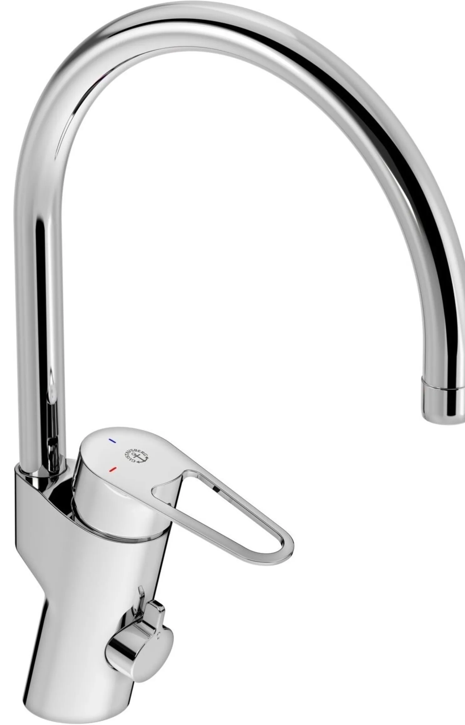 Keittiöhana Gustavsberg Nautic, korkea malli, lyijytön, APK-liitäntä, energialuokka A, kromi