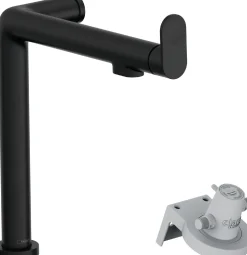 Keittiöhana Hansgrohe Aqittura M91 FilterSystem 240, 1jet, mattamusta