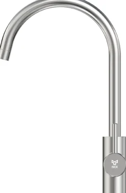Keittiöhana INOX by Tammiholma Q1, APK-venttiili, C-juoksuputki, harjattu teräs