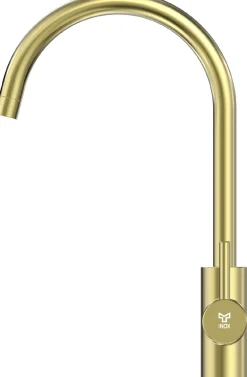 Keittiöhana INOX by Tammiholma Q1, APK-venttiili, C-juoksuputki, vaalea kulta