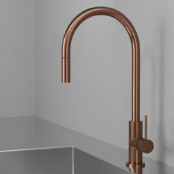 Keittiöhana Scandtap Steel Accent Amber kupari