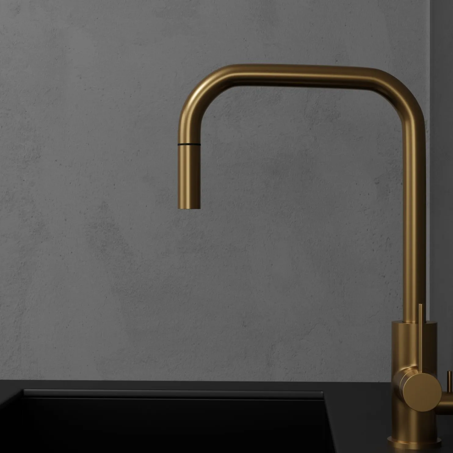 Keittiöhana Scandtap Steel Accent Square Sand D