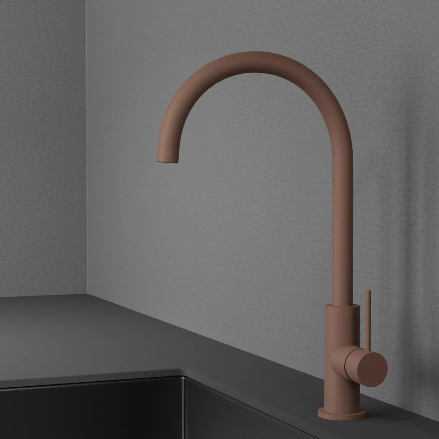 Keittiöhana Scandtap Steel Equip Rust ruskea