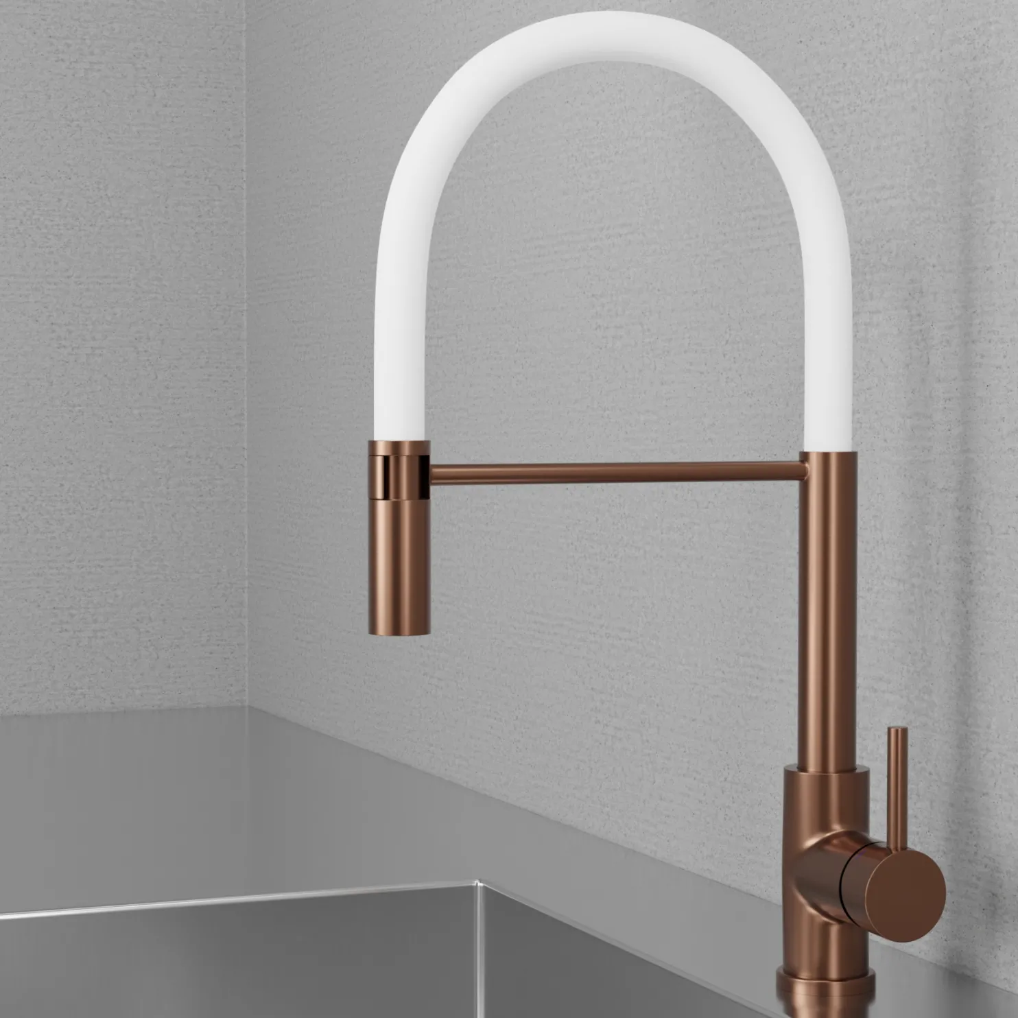 Keittiöhana Scandtap Steel Pro Amber