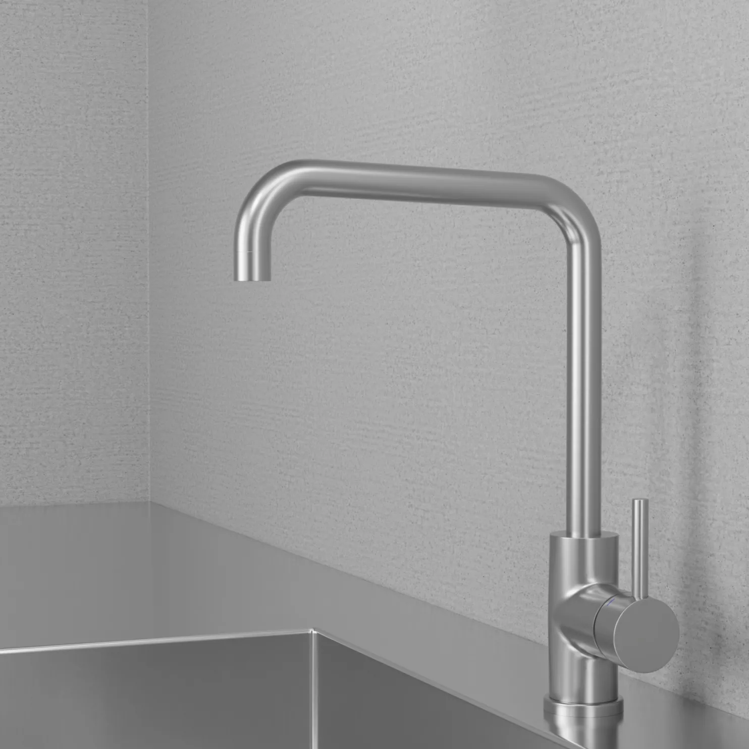 Keittiöhana Scandtap Steel Square