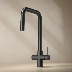 Keittiöhana Westerbergs Strix, ulosvedettävä suutin, pesukoneliitännällä