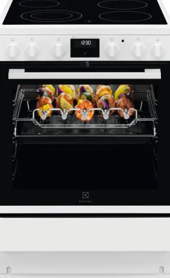 Keraaminen lattialiesi Electrolux 600 SteamBake LKR66449NW 60cm valkoinen