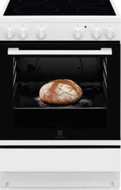 Keraaminen liesi, Electrolux LKR6000CNW, 59.6cm, valkoinen