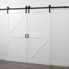 Kiskomekanismi ja pyörästö Mirror Line Ladon Ovi, kahdelle ovelle, hidastimilla