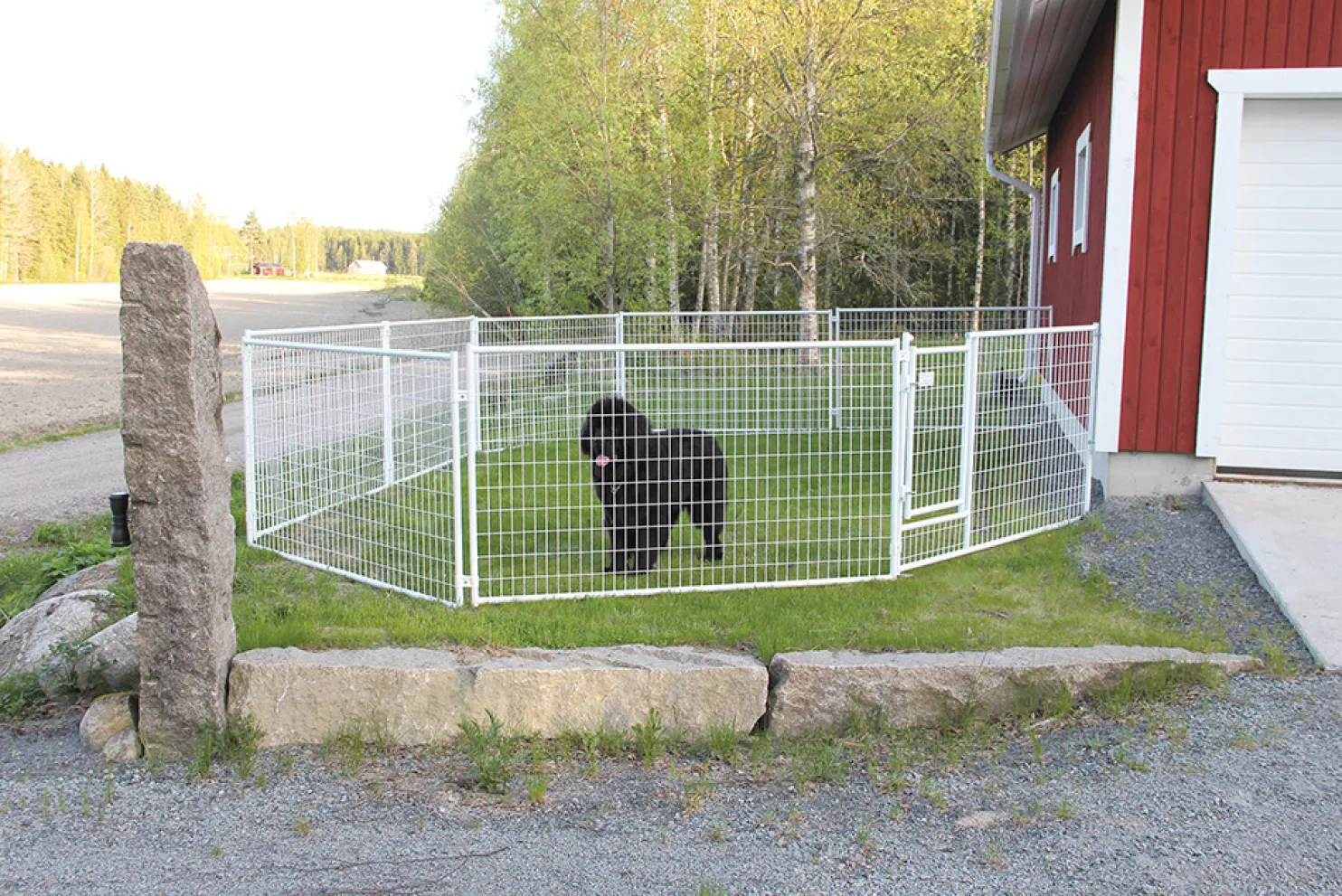 Koiratarhan ovielementti Jämpti Pro MINI 115x200cm eri värejä