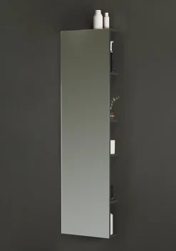 Kokovartalopeili säilytystilalla Hafa Store, 400 mm, antrasiitti