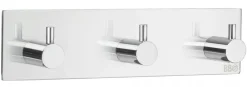 Kolmoiskoukku Beslagsboden Design 1107 tarrakiinnitteinen