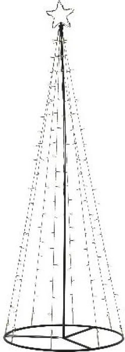 Koristepuu Star Trading LED 210 cm musta