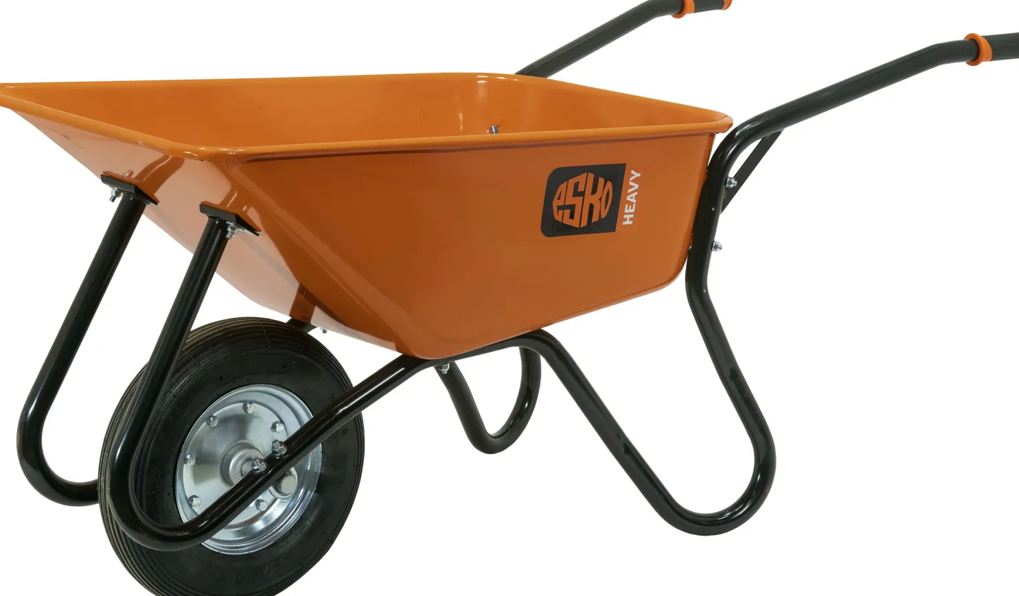Kottikärry ESKO Heavy 350/120L, solukumitäytteinen pyörä kuulalaakerilla