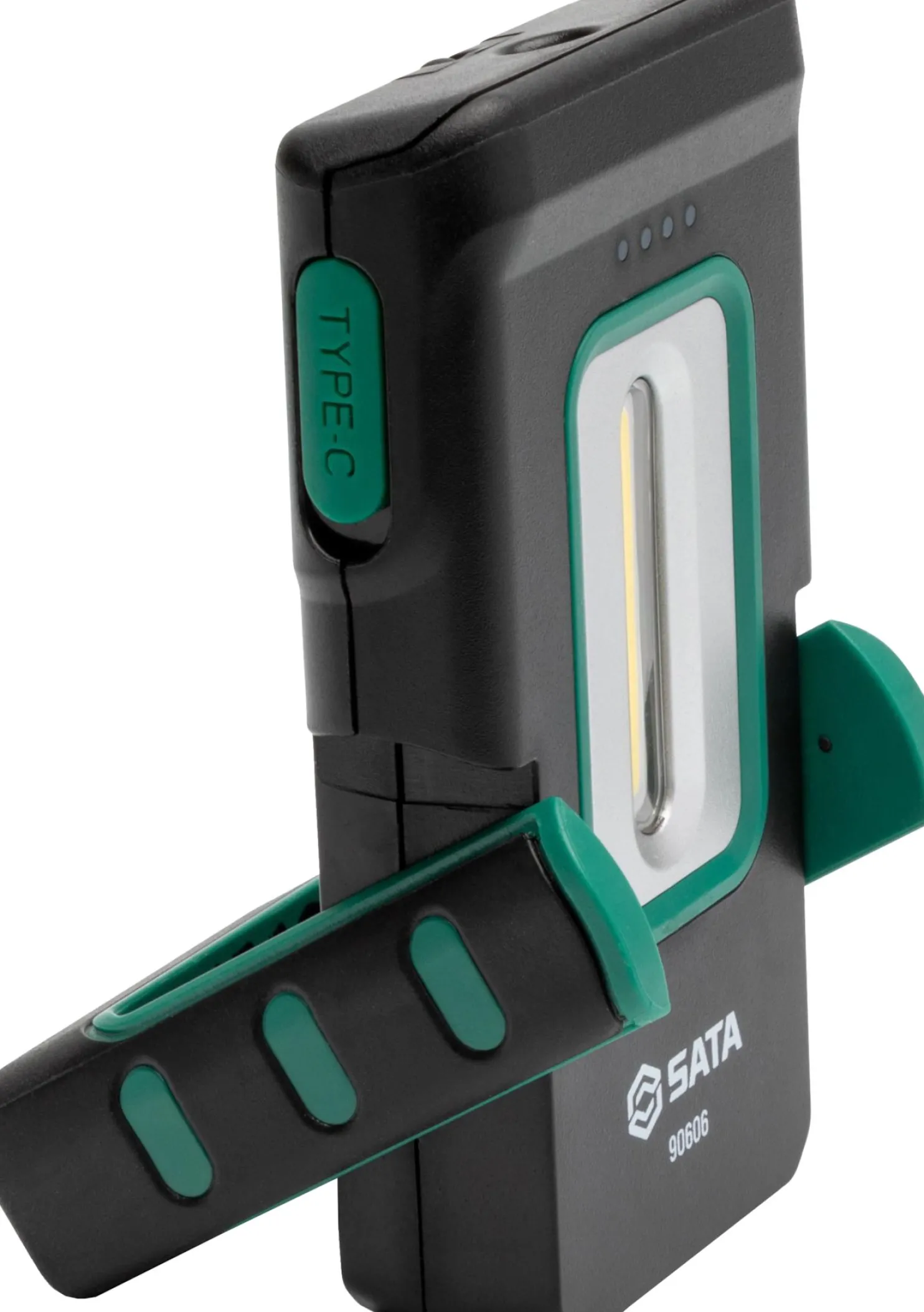 Käsivalaisin Sata Li-Ion Mag 300 lm 1,5 Ah akulla