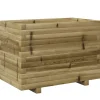 Kukkalaatikko puutarhaan 70x40x49,5 cm kyllästetty mänty (47372)
