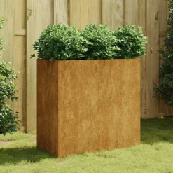 Kukkalaatikko 80x40x80 cm corten-teräs