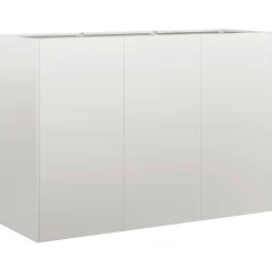 Kukkalaatikko 120x40x80 cm ruostumaton teräs (60721)