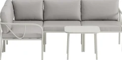 Kulmasohva terassille Venture Home Hydra, sohvapöydällä, 4-istuttava, greige