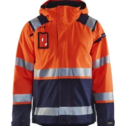 Kuoritakki Blåkläder 4987 Highvis huomio-oranssi/sininen
