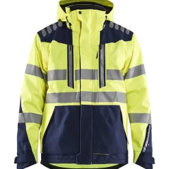 Kuoritakki Blåkläder 4496 Highvis huomiokeltainen/sininen