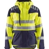 Kuoritakki Blåkläder 4490 Highvis huomiokeltainen/sininen
