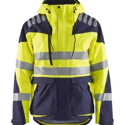 Kuoritakki Blåkläder 4490 Highvis huomiokeltainen/sininen