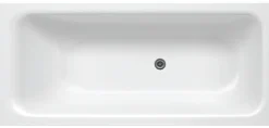 Kylpyamme Gustavsberg, 1574 x 700 mm, ilman kehikkoa, glazeplus-pinta, valkoinen