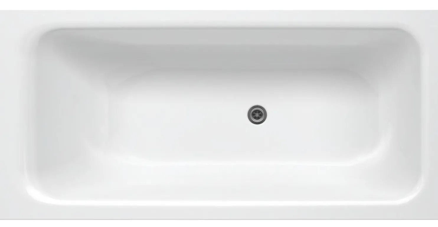 Kylpyamme Gustavsberg, 1500 x 700 mm, ilman kehikkoa, liukuestekäsittely, kaksi kädensijaa, valkoinen