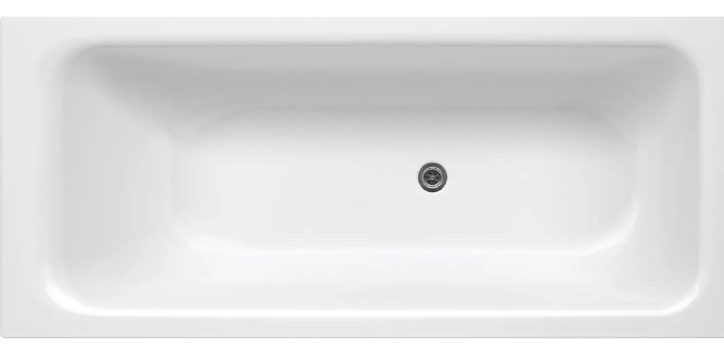 Kylpyamme Gustavsberg, 1600 x 700 mm, Kombi 1604, ilman kehikkoa, vakiopinta, valkoinen