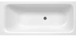 Kylpyamme Gustavsberg, 1600 x 700 mm, Kombi 1604, ilman kehikkoa, glazeplus-pinta, valkoinen